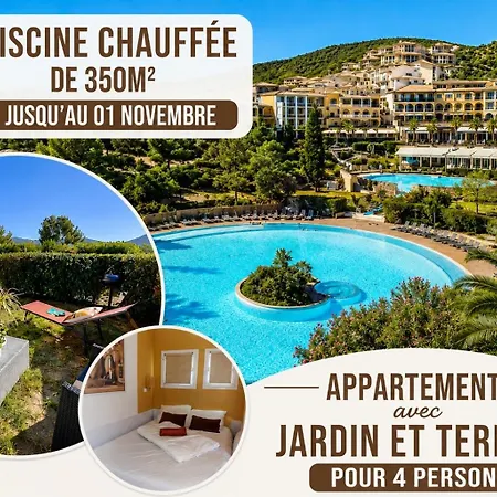 Apartman Classe Premium Cap Esterel Fh007 Jardin Privatif Clos Terrasse Vue Piscine Chauffee Climatisation Parking